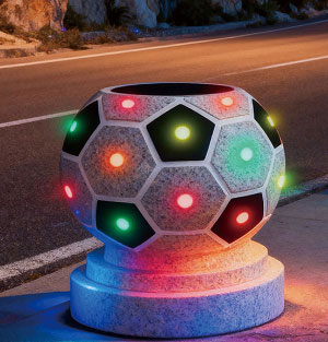智能发光防撞球-足球款