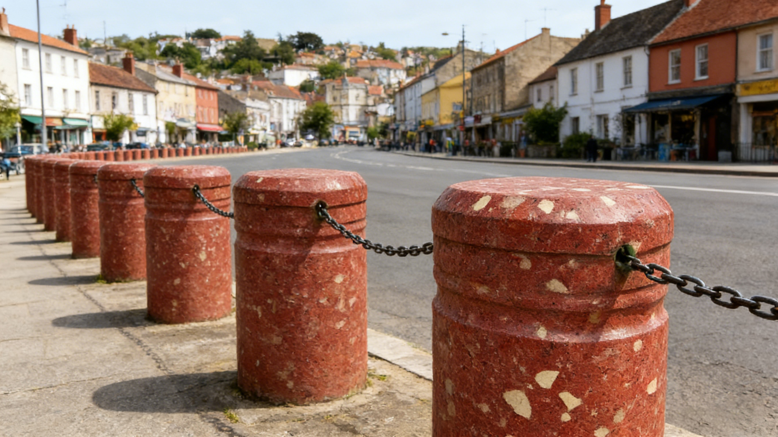 智能幻彩发光隔离墩-圆柱形