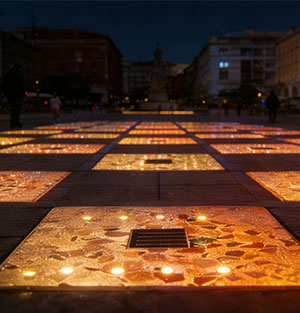 智能幻彩地铺石