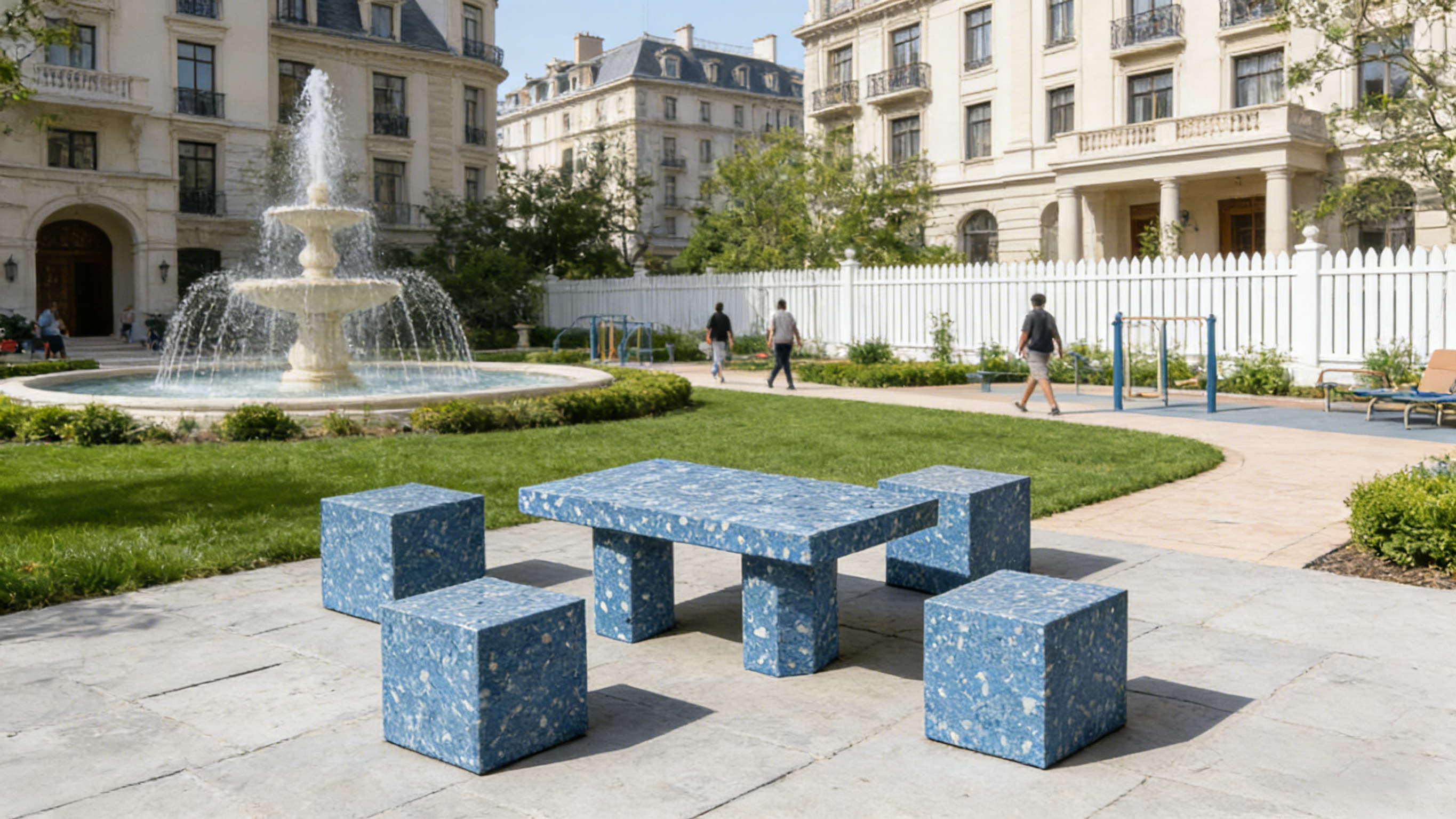 智能幻彩发光桌凳