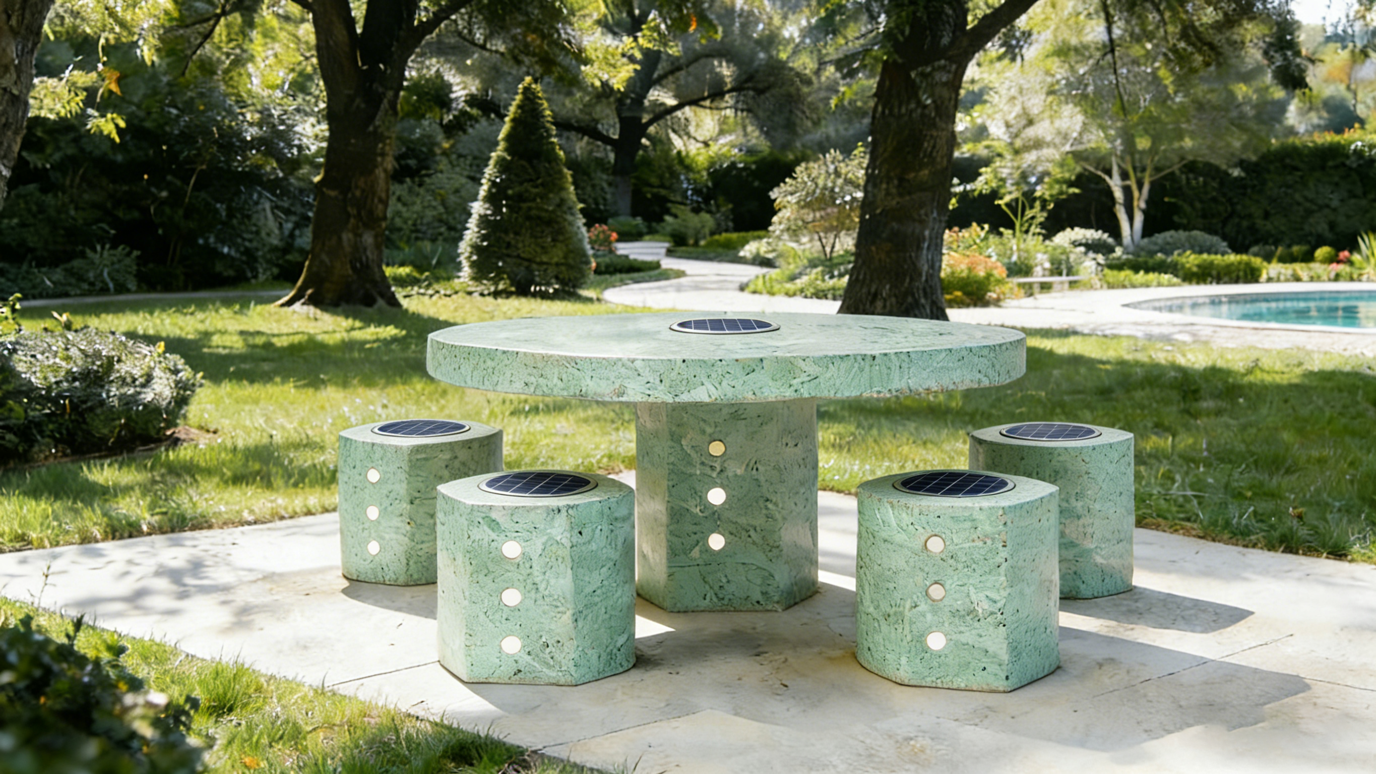 智能幻彩发光桌凳