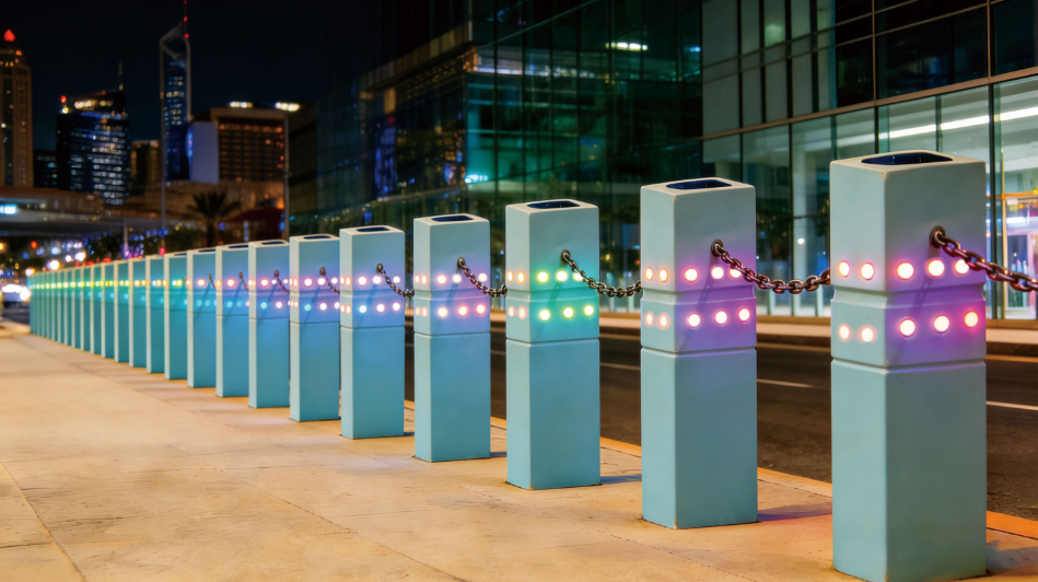 阿联酋·迪拜硅谷智慧园区交通安防设施项目