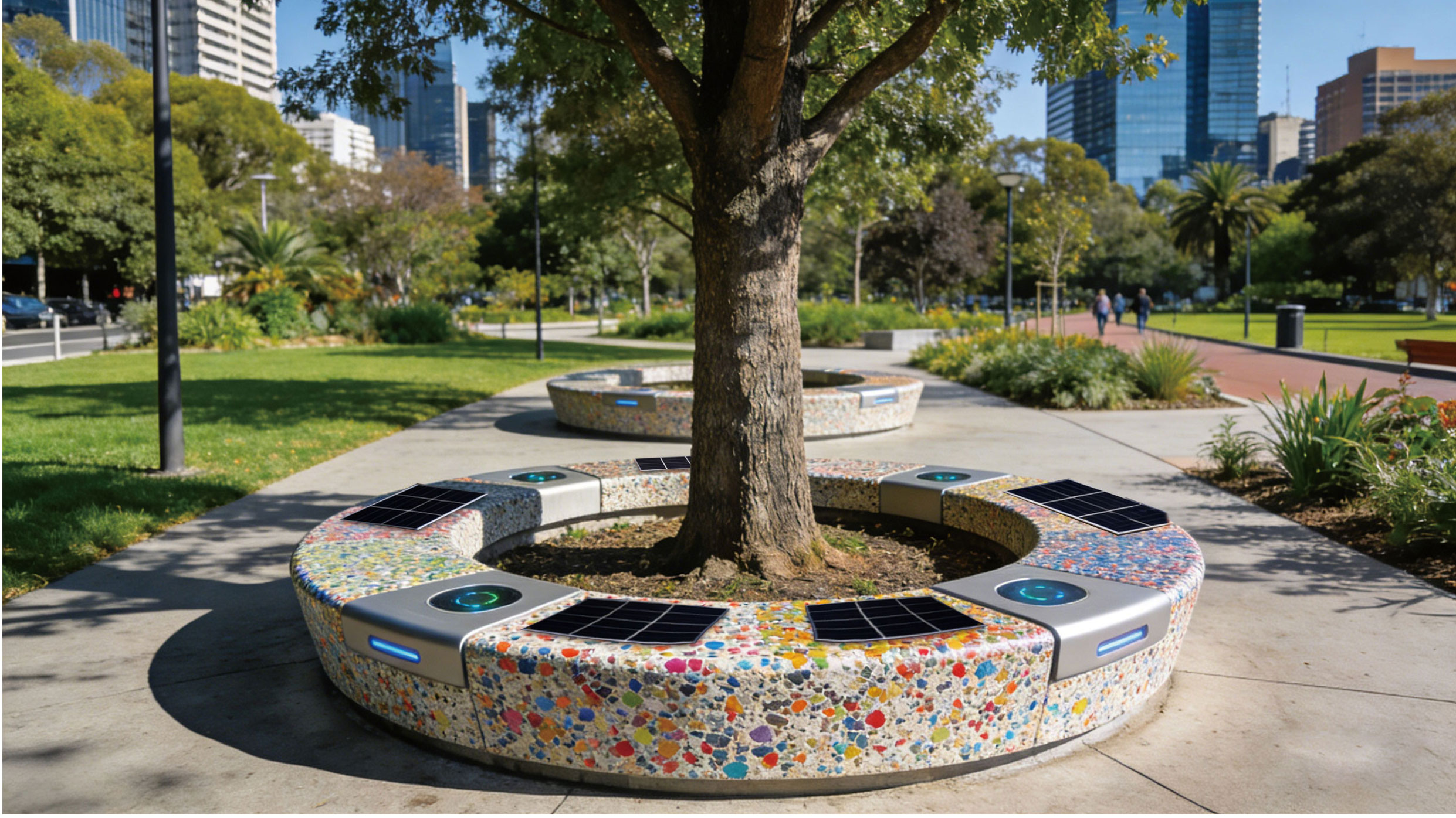 澳大利亚·墨尔本城市公园智慧安全休闲设施项目